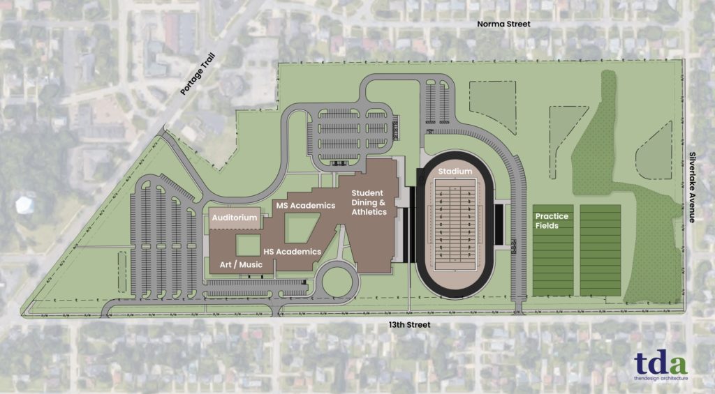 Cuyahoga Falls 6-12 Campus Preliminary Site Plan