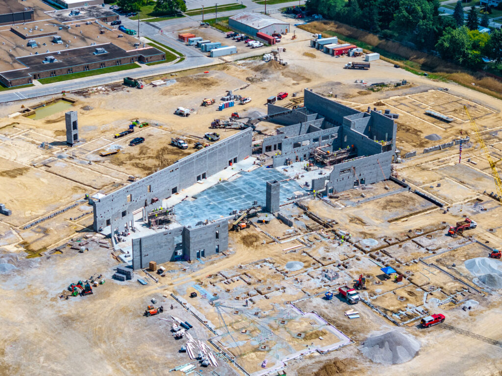North Ridgeville High School Construction Progress